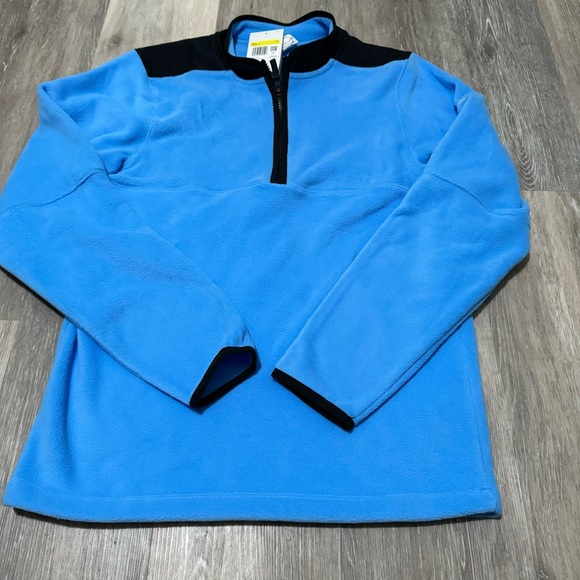 Nike Therma-Fit Victory Fleece Light Blue 1/2 Zip Golf Men's S - Picture 1 of 4